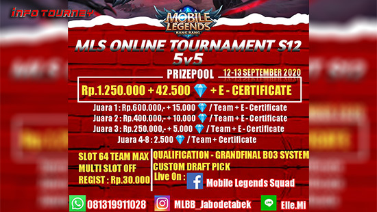 turnamen ml mlbb mole mobile legends september 2020 mls season 12 logo