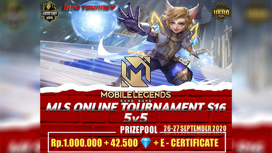 turnamen ml mlbb mole mobile legends september 2020 mls season 16 logo