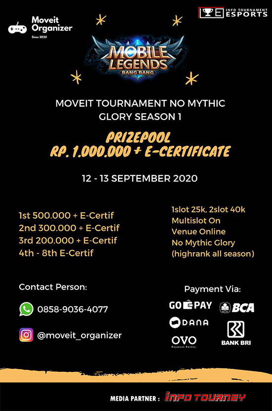 turnamen ml mlbb mole mobile legends september 2020 moveit no myhtic season 1 poster