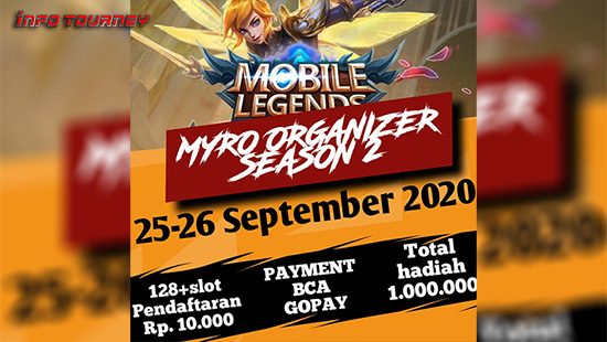 turnamen ml mlbb mole mobile legends september 2020 myro organizer season 2 logo