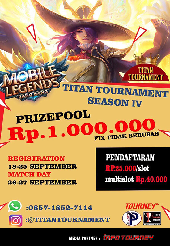 turnamen ml mlbb mole mobile legends september 2020 titan season 4 poster