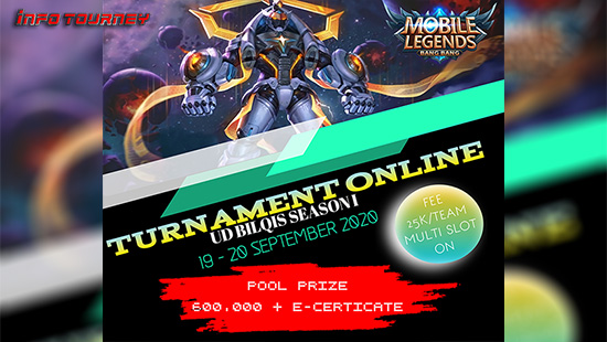 turnamen ml mlbb mole mobile legends september 2020 udbilqis season 1 logo