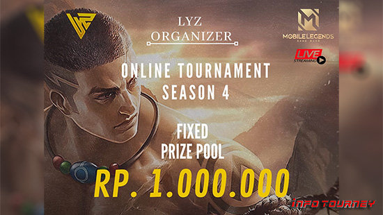 turnamen ml mlbb mole mobile legends agustus 2021 lyz organizer season 4 logo