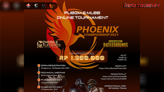 turnamen ml mlbb mole mobile legends september 2021 phoenix championship 2021 logo