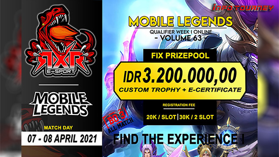 turnamen ml mlbb mole mobile legends april 2021 rxr season 63 week 1 logo