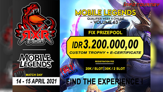 turnamen ml mlbb mole mobile legends april 2021 rxr season 63 week 2 logo