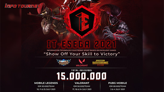 turnamen ml mlbb mole mobile legends juli 2021 it esega 2021 logo
