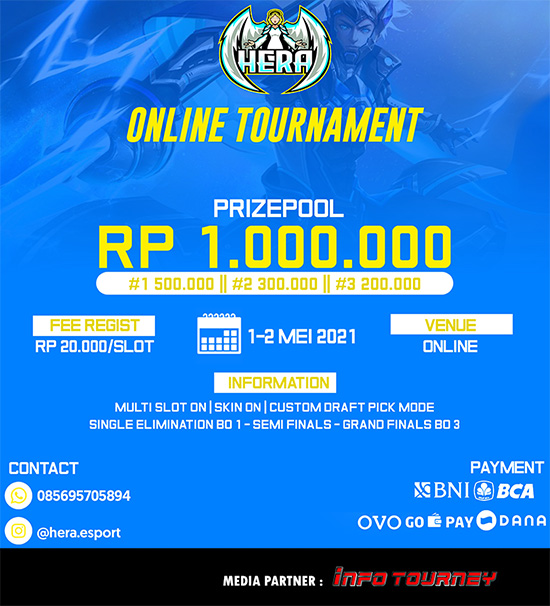 turnamen ml mlbb mole mobile legends mei 2021 hera season 1 poster