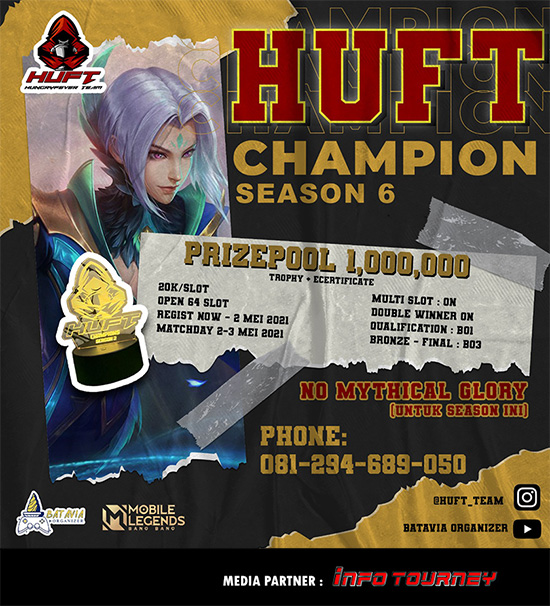turnamen ml mlbb mole mobile legends mei 2021 huft championship season 6 poster 1