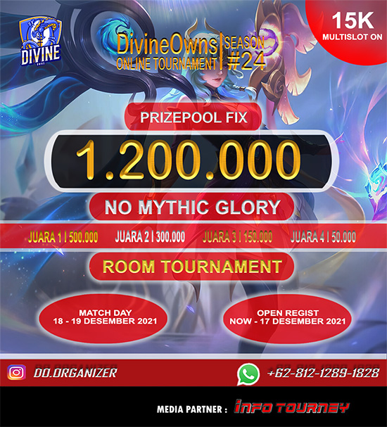 turnamen ml mlbb mole mobile legends desember 2021 do organizer season 24 poster
