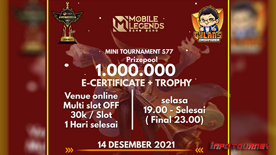 turnamen ml mlbb mole mobile legends desember 2021 gylans mini season 77 logo