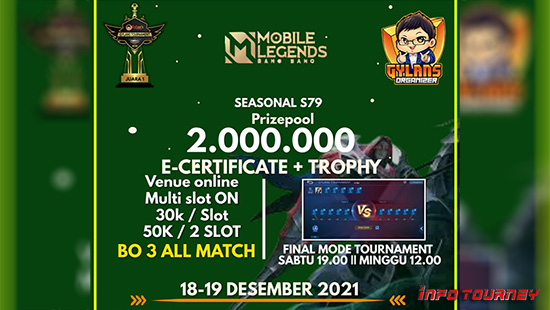 turnamen ml mlbb mole mobile legends desember 2021 gylans season 79 logo