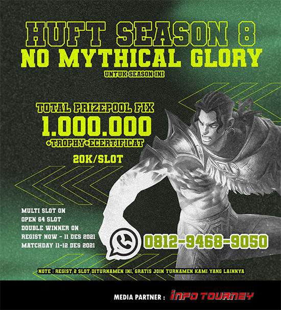 turnamen ml mlbb mole mobile legends desember 2021 huft championship season 8 poster