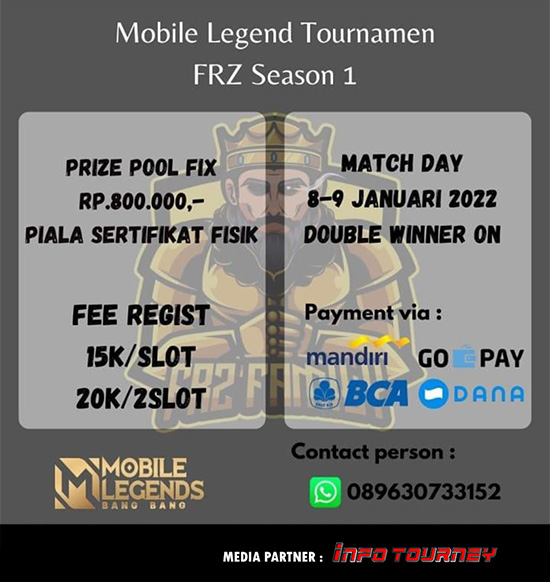 turnamen ml mlbb mole mobile legends januari 2022 frz season 1 poster