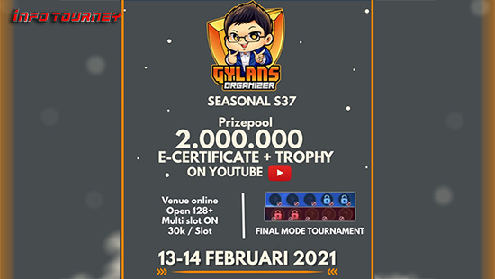 turnamen ml mlbb mole mobile legends februari 2021 gylans organizer season 37 logo