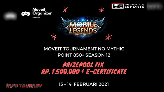 turnamen ml mlbb mole mobile legends februari 2021 moveit season 12 no mythic point 850 logo