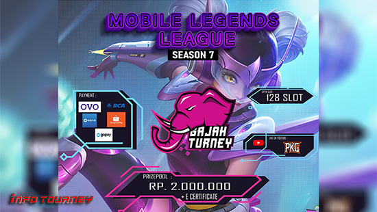 turnamen ml mlbb mole mobile legends maret 2021 gajah turney season 7 logo