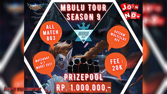 turnamen ml mlbb mole mobile legends maret 2021 mbulu season 9 logo