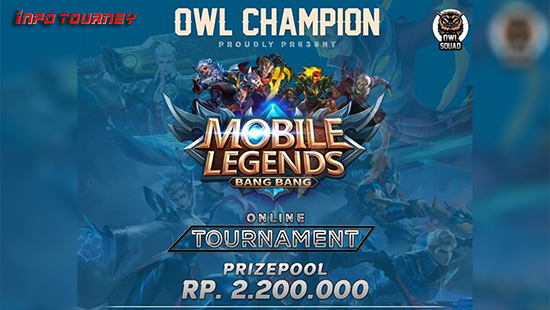 turnamen ml mlbb mole mobile legends maret 2021 owl champion logo