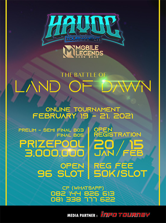 turnamen ml mlbb mole mobile legends februari 2021 havoc season 1 poster