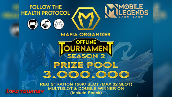 turnamen ml mlbb mole mobile legends januari 2021 mafia organizer season 2 logo