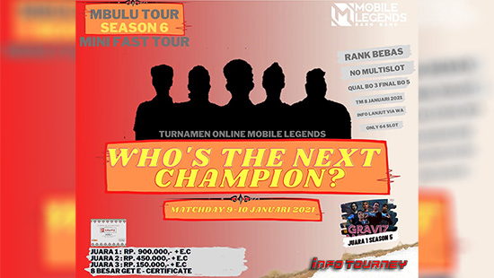 turnamen ml mlbb mole mobile legends januari 2021 mbulu season 6 logo