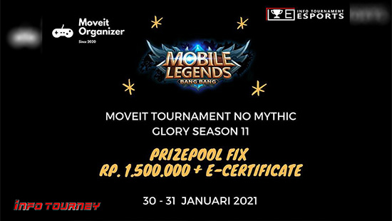 turnamen ml mlbb mole mobile legends januari 2021 moveit no mythic glory season 11 logo