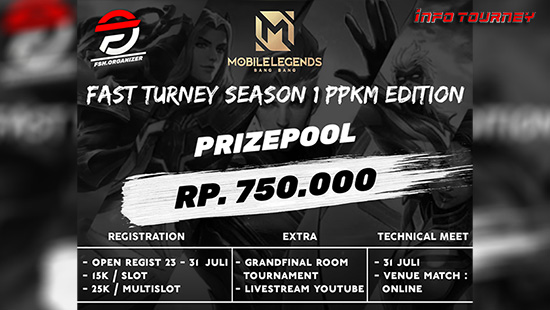 turnamen ml mlbb mole mobile legends agustus 2021 fsh organizer season 1 logo