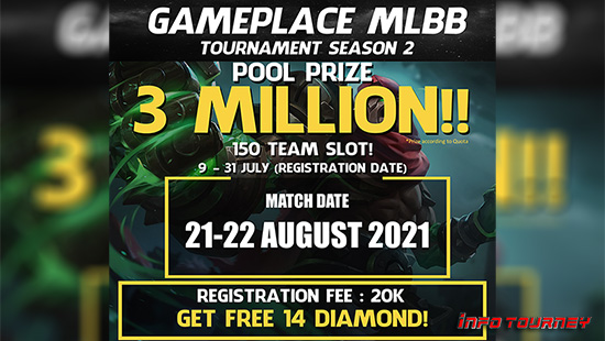 turnamen ml mlbb mole mobile legends agustus 2021 gameplace season 2 logo