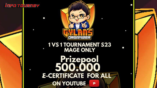 turnamen ml mlbb mole mobile legends agustus 2021 gylans 1vs1 season 23 logo