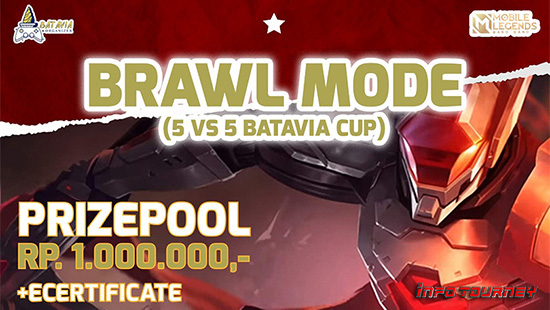 turnamen ml mlbb mole mobile legends juli 2021 batavia cup brawl 5vs5 logo