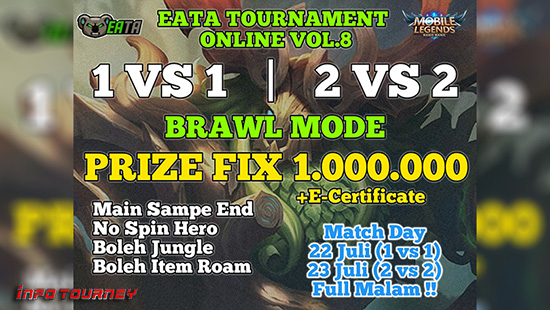 turnamen ml mlbb mole mobile legends juli 2021 eata brawl season 8 logo