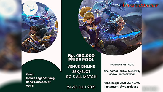 turnamen ml mlbb mole mobile legends juli 2021 feast season 2 logo