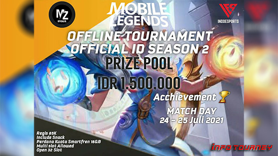 turnamen ml mlbb mole mobile legends juli 2021 mz official id season 2 logo