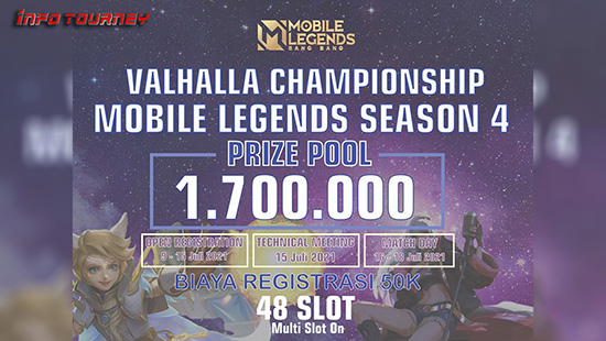 turnamen ml mlbb mole mobile legends juli 2021 valhalla championship season 4 logo