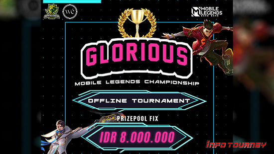 turnamen ml mlbb mole mobile legends juli 2021 glorious logo