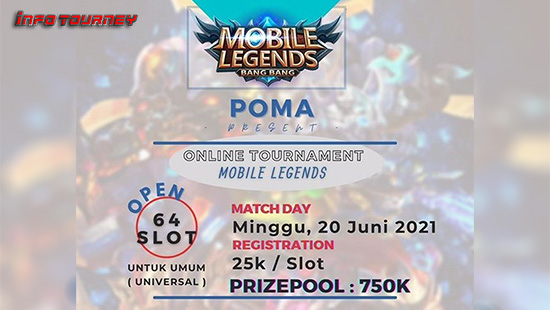 turnamen ml mlbb mole mobile legends juni 2021 poma logo 1