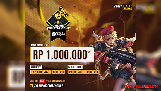 turnamen ml mlbb mole mobile legends juni 2021 yamisok juni 2021 logo