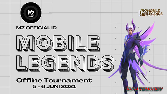 turnamen ml mlbb mole mobile legends juni 2021 mz official id logo