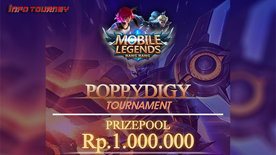 turnamen ml mlbb mole mobile legends juni 2021 poppydigy season 1 logo