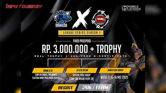 turnamen ml mlbb mole mobile legends mei 2021 etox x random skull league season 1 logo