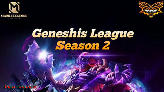 turnamen ml mlbb mole mobile legends mei 2021 geneshis league season 2 logo