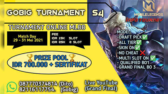 turnamen ml mlbb mole mobile legends mei 2021 go big season 4 logo