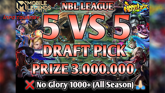 turnamen ml mlbb mole mobile legends mei 2021 noobler league 5vs5 logo