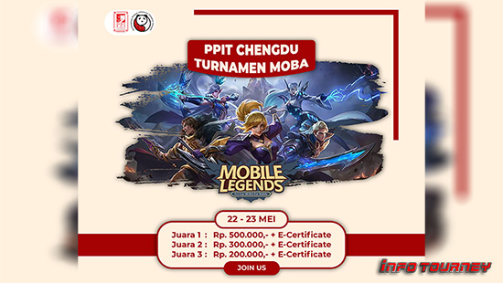turnamen ml mlbb mole mobile legends mei 2021 ppit chengdu logo