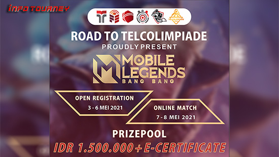 turnamen ml mlbb mole mobile legends mei 2021 road to telcolimpiade logo