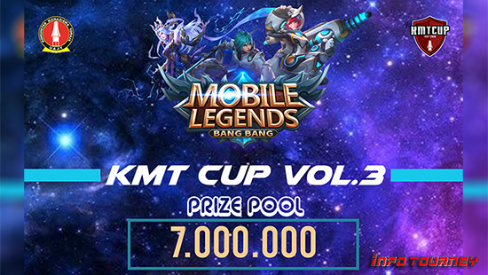 turnamen ml mlbb mole mobile legends desember 2021 kmt cup vol 3 logo