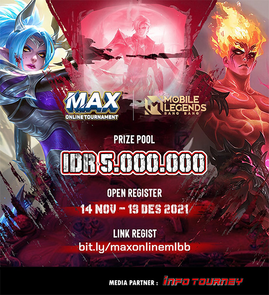 turnamen ml mlbb mole mobile legends november 2021 metaco max poster