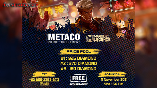 turnamen ml mlbb mole mobile legends november 2021 metaco november season 4 logo