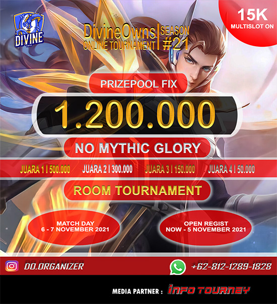 turnamen ml mlbb mole mobile legends november 2021 do organizer season 21 poster